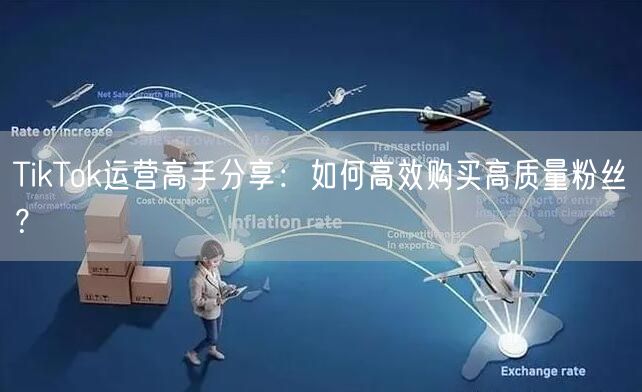 TikTok运营高手分享：如何高效购买高质量粉丝？