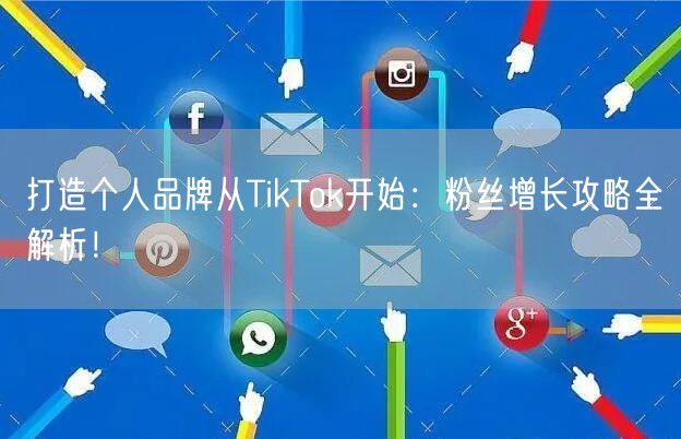 打造个人品牌从TikTok开始：粉丝增长攻略全解析！