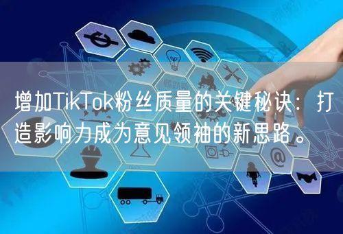 增加TikTok粉丝质量的关键秘诀：打造影响力成为意见领袖的新思路。