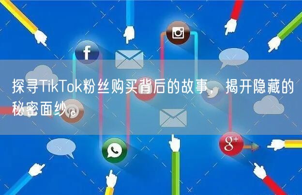 探寻TikTok粉丝购买背后的故事，揭开隐藏的秘密面纱。
